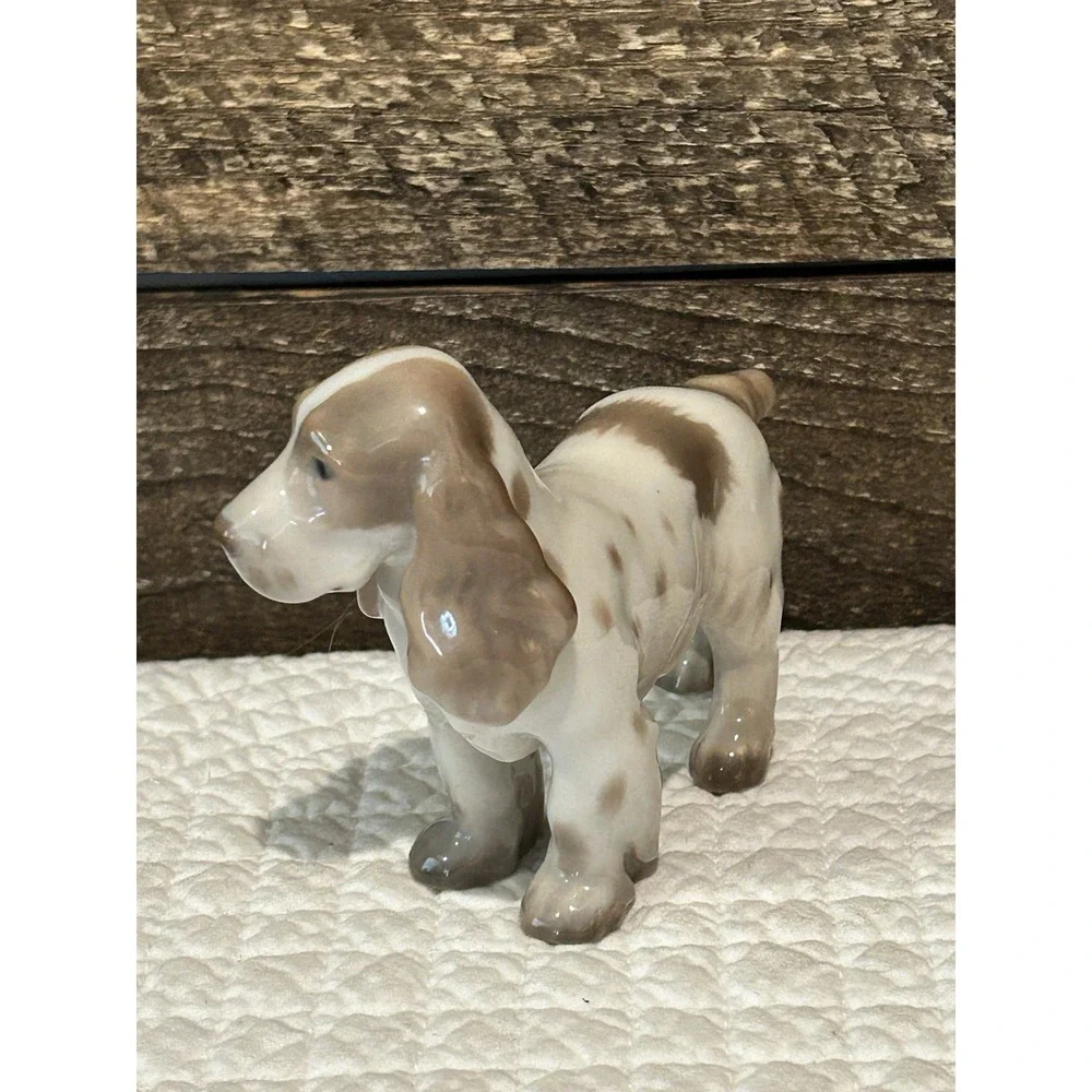 B&G Bing and Grondahl 2172 Cocker Spaniel Puppy‎ Dog Denmark Porcelain Statue